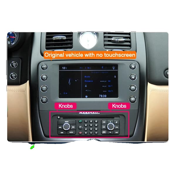 CarPlay-adapter, understøtter Android Auto, multimedieintegration,Maserati 2008-2012