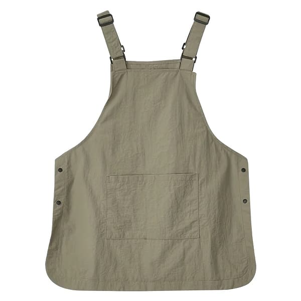 Arbetsförkläde, Hållbar Bomull, Unisex Design,Olivgrön