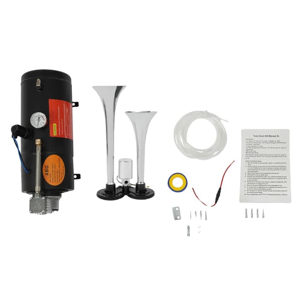 Luftkompressor, 150 PSI Maxtryck, 12V Ström,svart