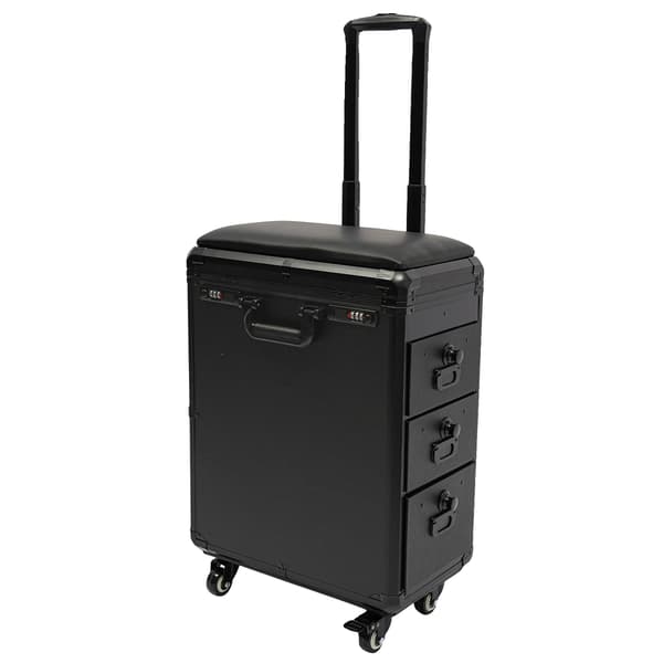 Makeup Case, Manganese Steel, Gulvstående,sort