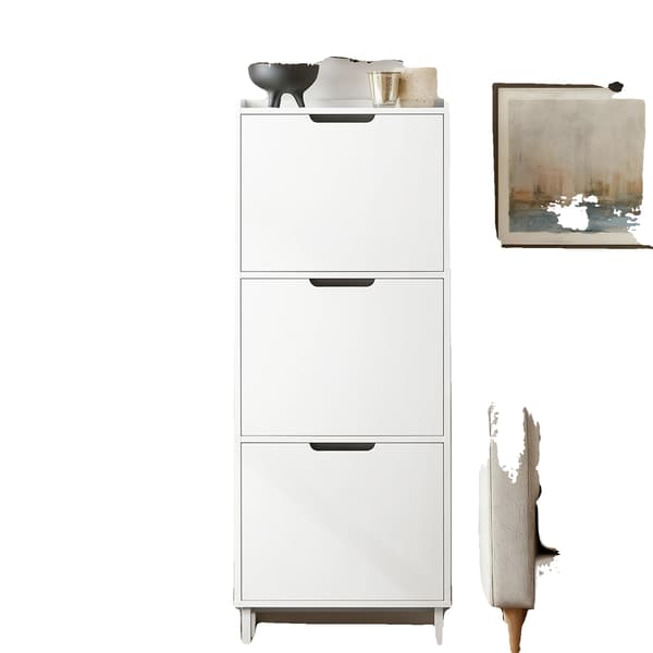 Sko Rack, Smalt Design, 3 Rum,HVID