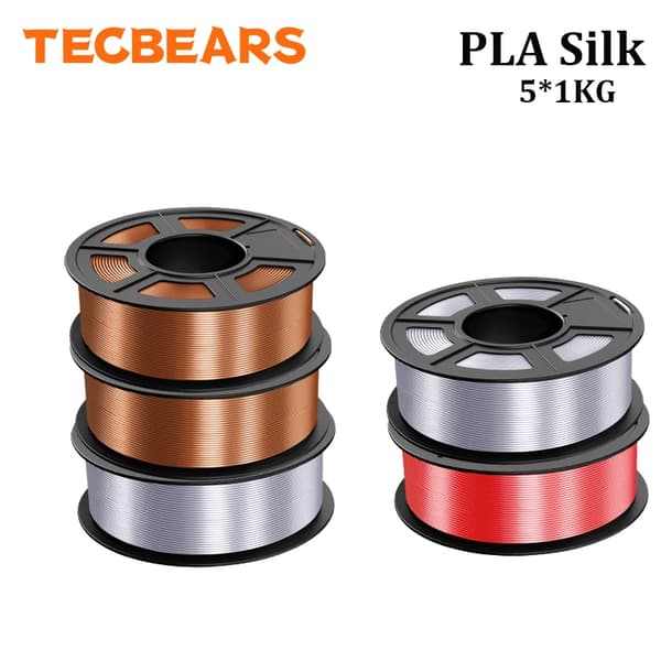 3D-skrivarfilament, 1,75 mm Silk PLA, vakuumförpackning,PLA SILK 5MIX09