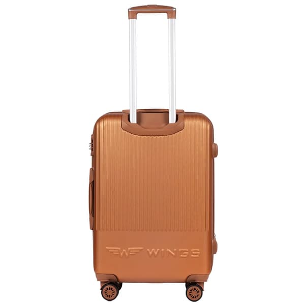 Mellem Kuffert, Højkvalitetsmateriale, Let Mobilitet,Brun, 24Inches 600mm
