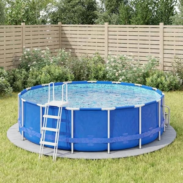 Poolbundklæde, Holdbart Materiale, Nem Installation,Gris