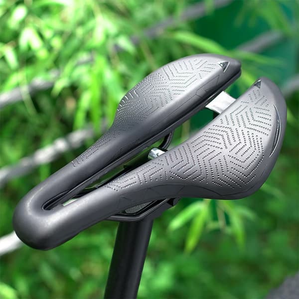 Cykelsæde, Åndbart Design, Blød Polstring,Sort