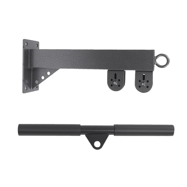 Väggmonterat blocksystem, 150 kg viktkapacitet, helkroppsträning,svart