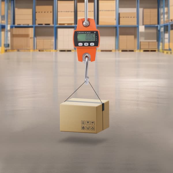 Digital kranvåg, hög precision, mångsidig användning, orange
