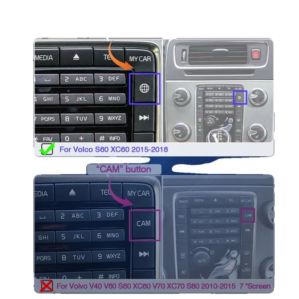 CarPlay Dekoder, Trådløs Forbindelse, Problemfri OEM Integration,Til S60 XC60 2015-2018