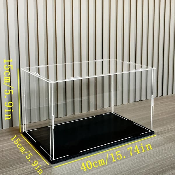 Displayboks, Støvafvisende Design, Alsidig Opbevaring,40X15X15cm
