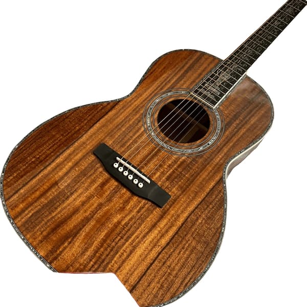 Gitarr, KOA-kropp, Ebenholtsgrepp,Brun