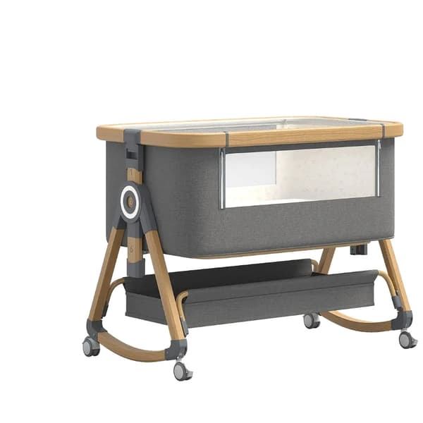 Babyseng, Multifunktionel, Sammenklappelig Design,ZDC guld grå