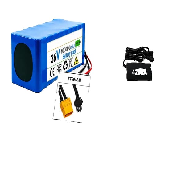Batteripack, 36V, 100Ah kapacitet,10s4p-XT60-SM