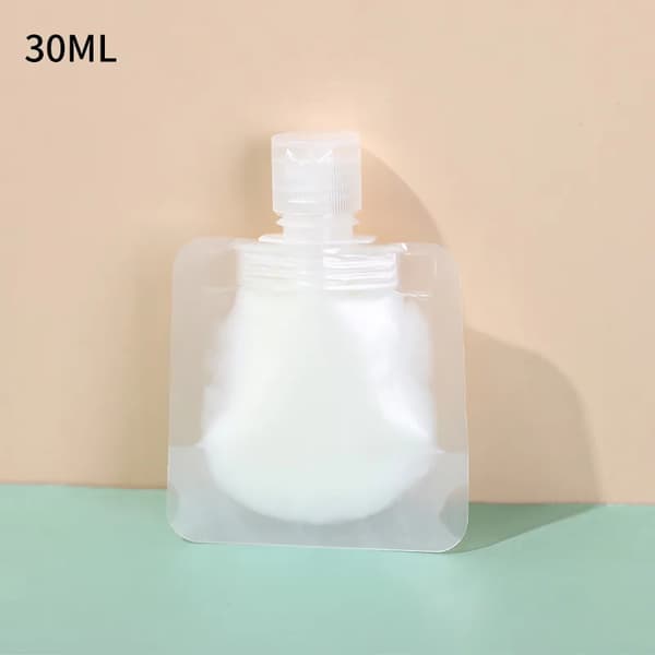 Återfyllningsbara Förpackningspåsar, Lättviktsdesign, Miljövänlig,30ml