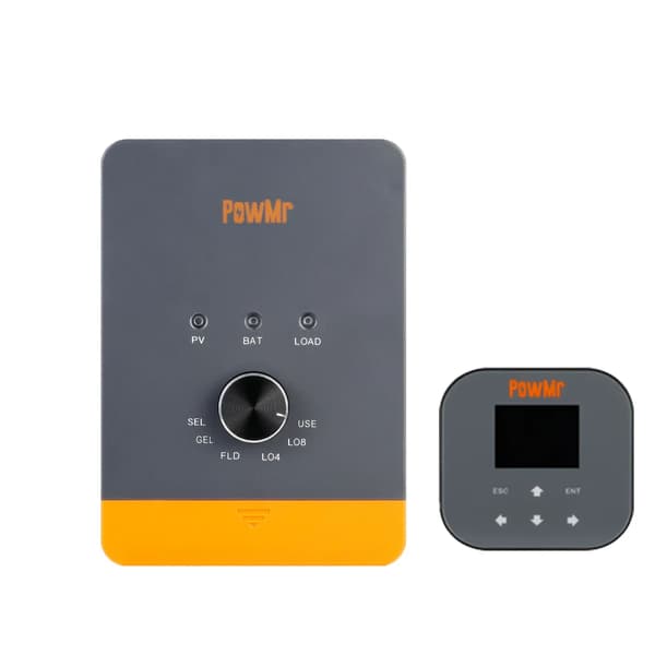 Solcellsregulator, MPPT-teknik, Enkel drift,25A med PMeter, 12V 24V-e