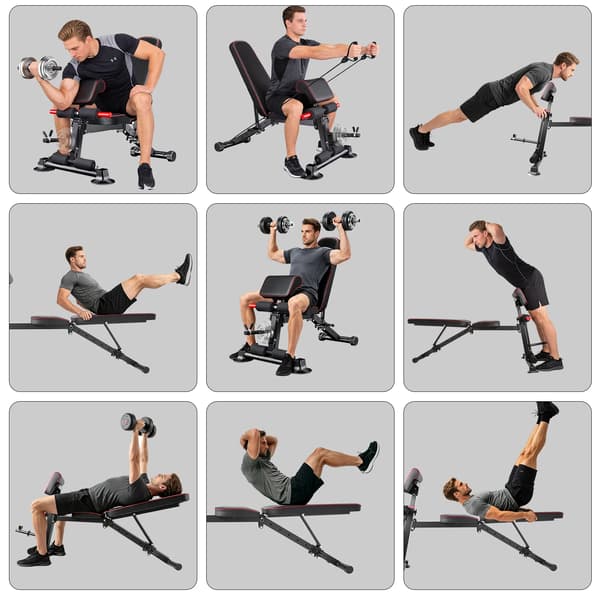 Supine Board, Justerbar Rygstøtte, Robust Konstruktion,sort