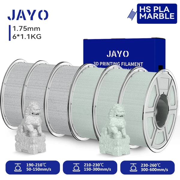 3D-printer filament, høj hastighed, marmor tekstur,3OM-3FG