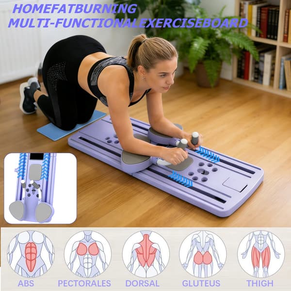 Ab Roller Board, Modstandsbånd, Sammenklappeligt Design,LILLA