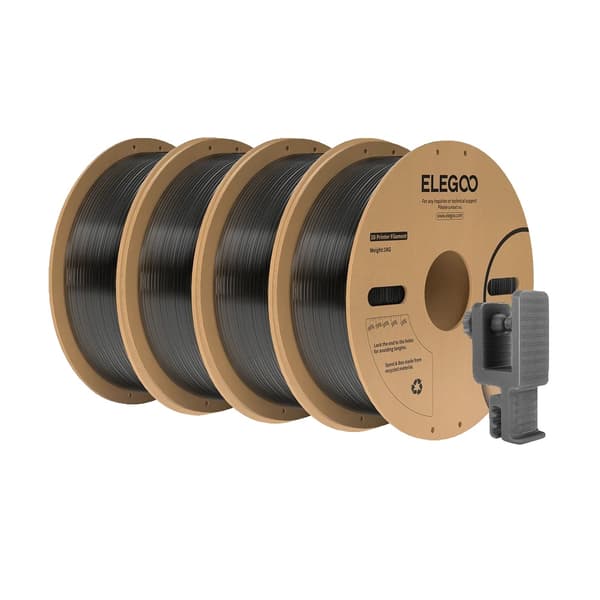 3D-printfilament, polycarbonatmateriale, høj slagmodstand,4KG Røg Sort