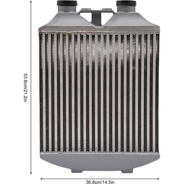 Intercooler, Alumiinirakenne, Optimoitu Lämpöhäviö,HARMAA