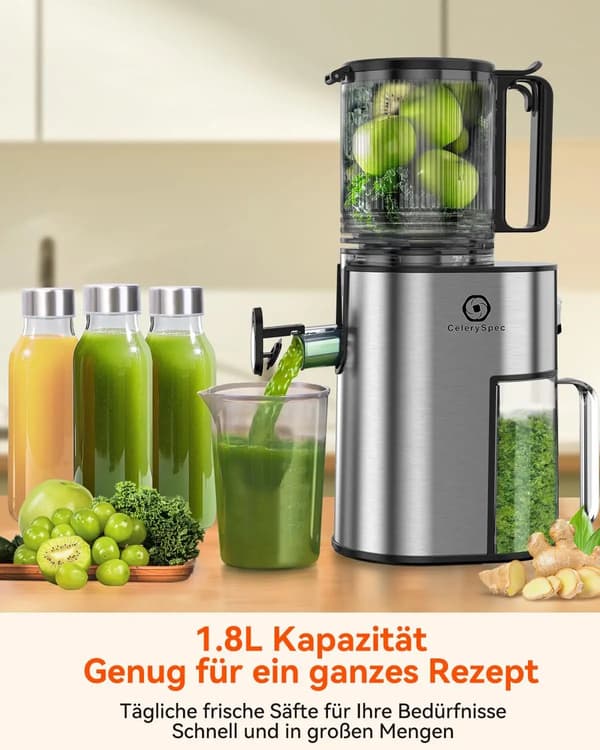 Juicer, 1,8L kapacitet, nem rengøring,EU