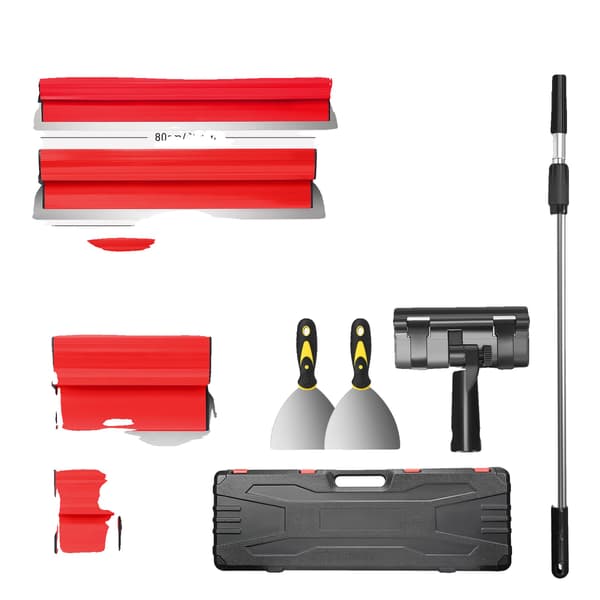 Skraber Sæt, Ergonomisk Design, Holdbar Konstruktion,Rød