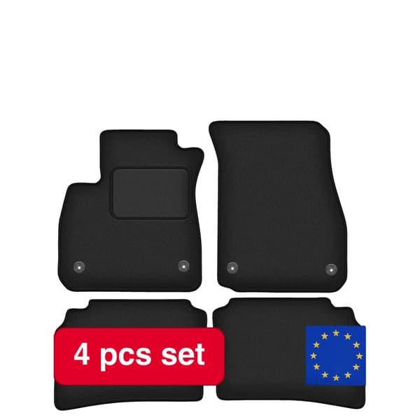 Bilmåtter, Luksus Surround, Skræddersyet Pasform til Opel Insignia B,sort