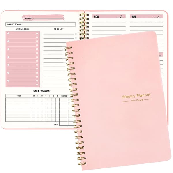 Planlægger, Daglig, Ugentlig Planlægning,Pink
