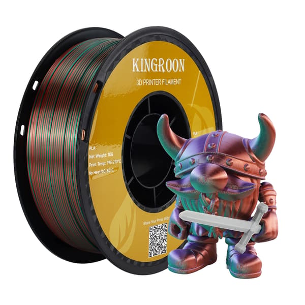 3D Printer Filament, Silk PLA, Miljøvenligt Materiale,F