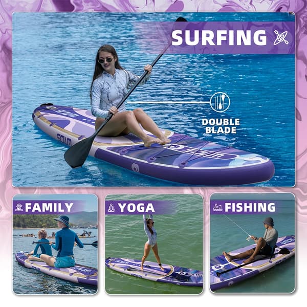 SUP-bräda, mångsidig design, hållbar PVC-konstruktion, SW01