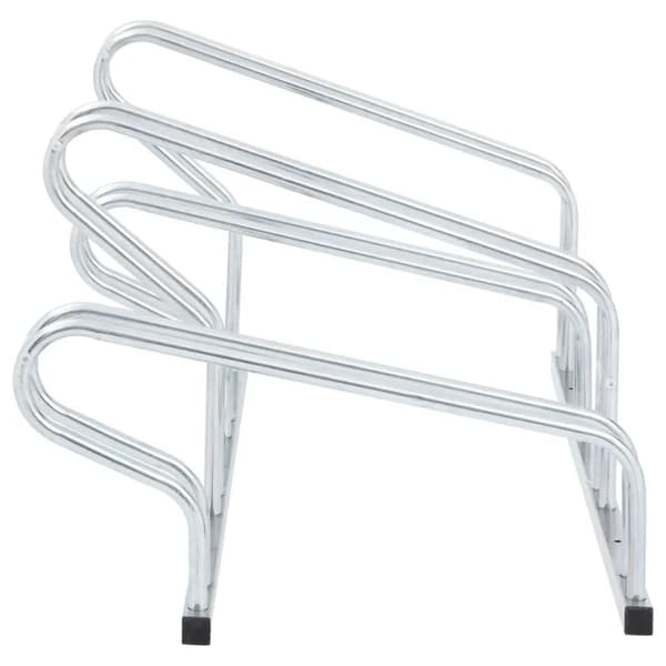 Cykelställ, Galvaniserat Stål, Fristående,Ljusgrå