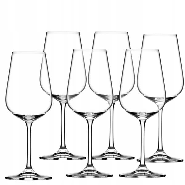Vinglas, 360ml kapacitet, elegant design, velegnet til hvidvine, højde 23cm, diameter 8cm