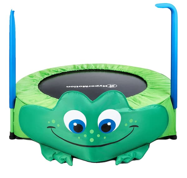 Trampolin, Säker Design, Aktiv Lek för Barn,grön