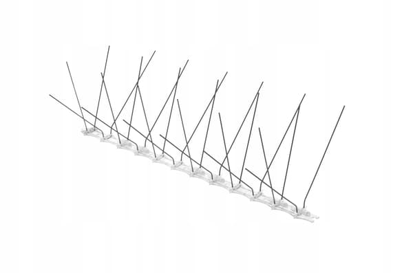 Fågelspikar, Rostfritt Stål, 24 cm Längd, 9 Stycken, 3 Meter Total Täckning, 72 Trådar per Meter
