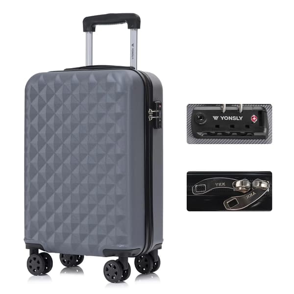 Hårdt bagage, TSA-lås, 360° spinnerhjul,28Tommer 700mm-a, Mørk grå