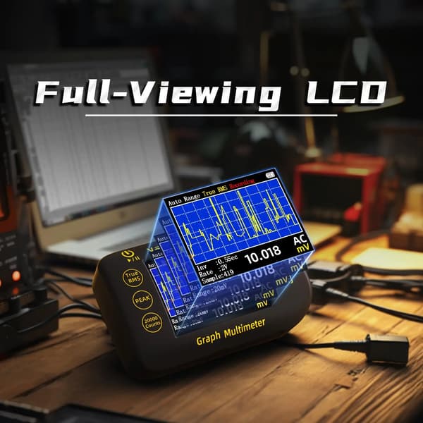 Digital multimeter, datainspelning, högprecisionsmätningar,S450