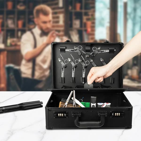 Opbevaringskasse Organizer, Multi-Lag Design, Sikker Låsemekanisme,sort