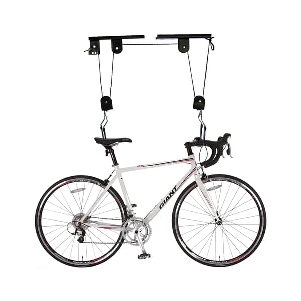 Cykelhejs, Stål Konstruktion, Nem Loftmontering,sort