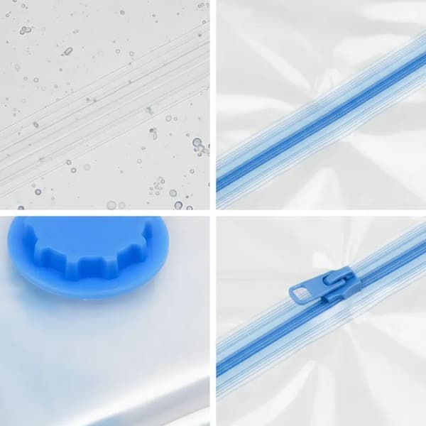 Vakuumförvaringspåsar, Stapelbar Design, Hållbara Material,Transparent
