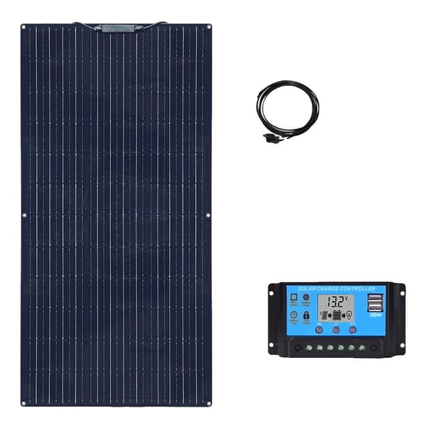 Flexibelt solpanel kit, 240W maximal effekt, hög effektivitet 21%,120w kit