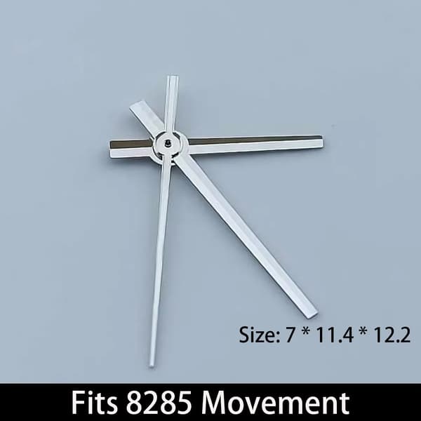 Klockhänder, Luminös Design, Hållbart Material,NR.1 silver