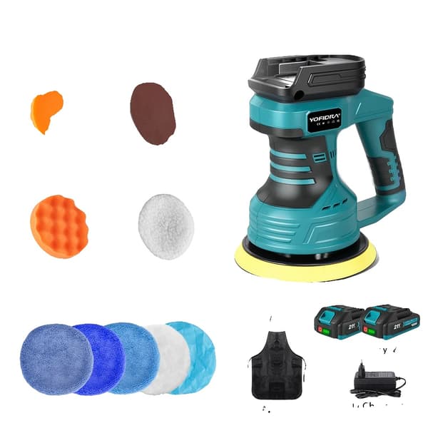 Elbilsputs, 8 växlar, justerbar hög hastighet,2xBatteri Set