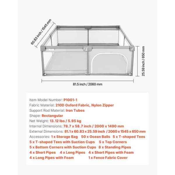 Lekställning, Rymlig Design, Hållbart Material,4500-5500sq.in.