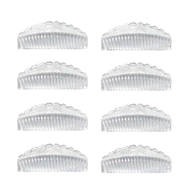 Vippepermanent Kit, Silikonepuder, Genanvendeligt Design,4Pair-Clear