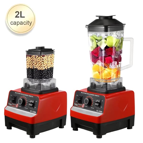 Mixer & Matberedare, 2000W Effekt, 2L Kapacitet,2L