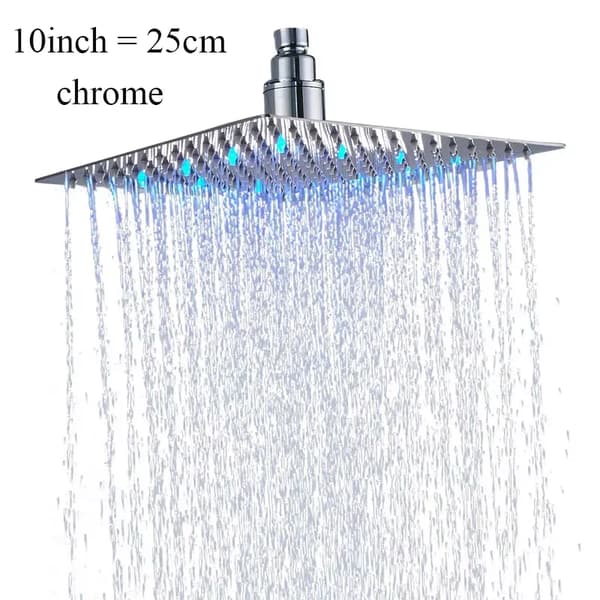 Bruserhoved, LED-funktion, Vandbesparende design,16 tommer krom