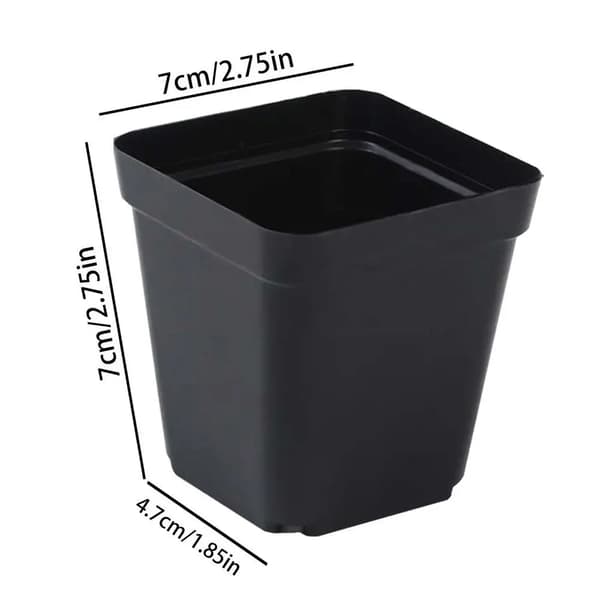 Växtkrukor, 50 stycken, hållbart plastmaterial,7cm  50Pcs