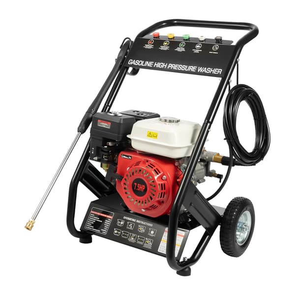 Højtryksrenser, 4-taktsmotor, 5 dyseindstillinger,sort