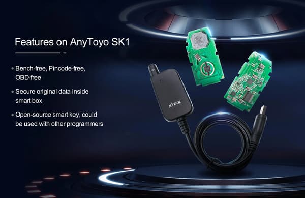 Nyckelprogrammerare, Nödnöckelgenerering, Användarvänligt Gränssnitt,XTOOL SK1