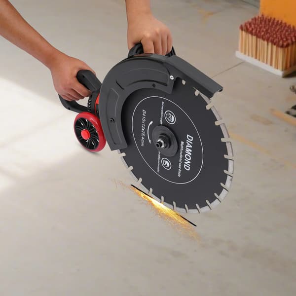 Betongsåg, Vattenkylt System, Ergonomisk Design,svart
