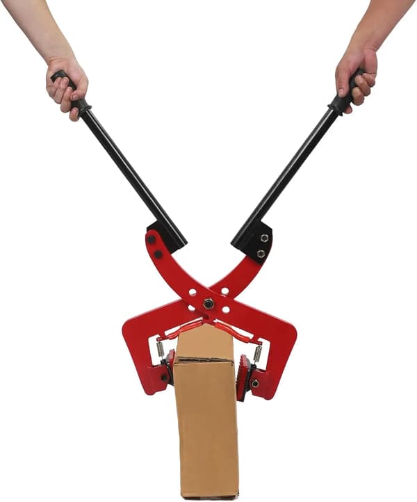 Sten Klemme, Ergonomisk Design, Høj Belastningskapacitet,Rød